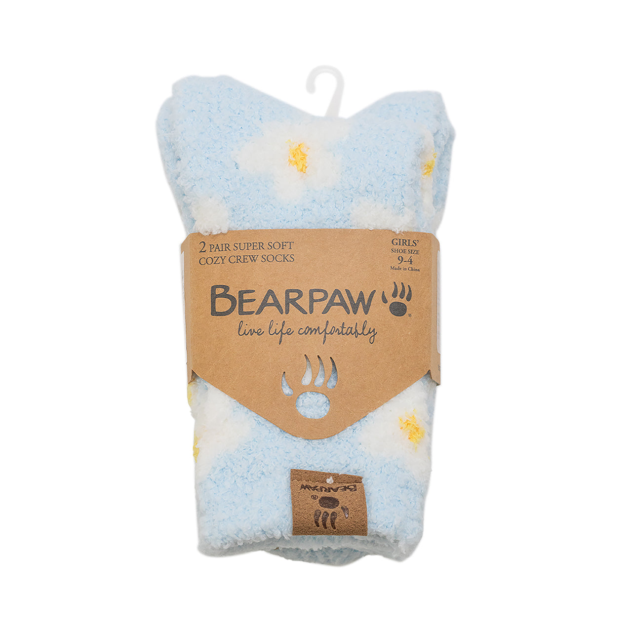 GIRLS DAISY COZY CREW 2PPK