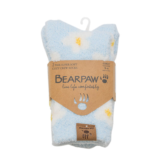 GIRLS DAISY COZY CREW 2PPK