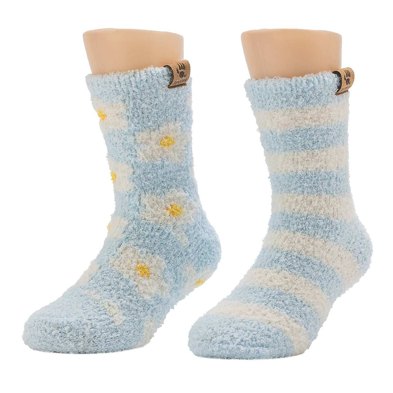 GIRLS DAISY COZY CREW 2PPK