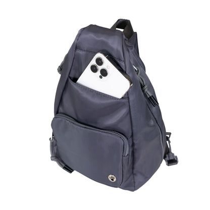 SPORTY CONVERTIBLE BACKPACK/SLING DARK GRAY